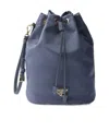 Prada Re-nylon Pouch In Blue