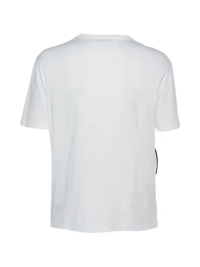 Pre-owned Prada Re-nylon Pouch T-shirt In White