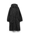 Prada Re-nylon Rain Jacket In Black