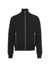Prada Reversible Virgin Wool And Re-nylon Jacket In Black