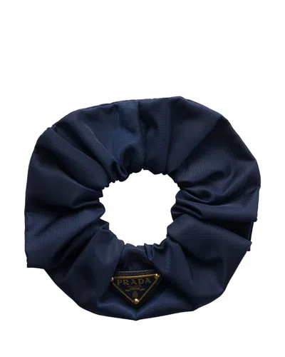 Prada Re-nylon Scrunchie In Green