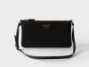 Prada Re-nylon Shoulder Bag In Black