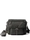 Prada Re-nylon Shoulder Bag In Black