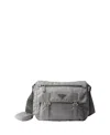 Prada Re-nylon Shoulder Bag In Gray