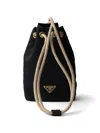 Prada Re-nylon Smartphone Case In Black