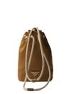 Prada Re-nylon Smartphone Case In Brown