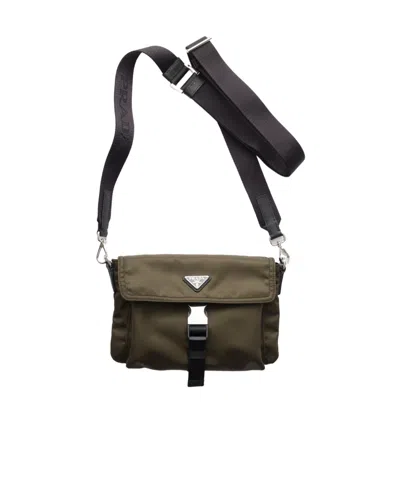 Prada Re-nylon Smartphone Case In Green