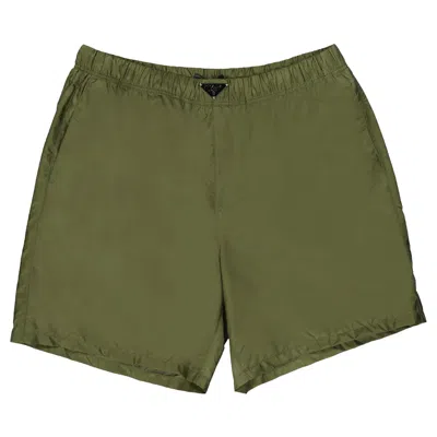 Pre-owned Prada Re-nylon Swim Shorts 'military Green' | Men's Size 54