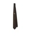 Prada Krawatte Aus Re-nylon In Brown