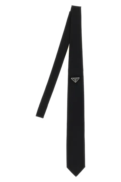 Prada Re-nylon Tie In Black