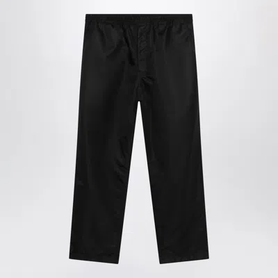 Prada Re-nylon Trousers In Black