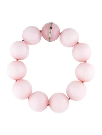 Pre-owned Prada Resin Bead Choker Necklace, 17.25" In Multi