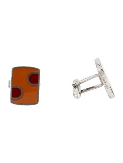 Pre-owned Prada Resin Cufflinks In Multicolor