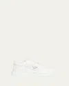 Prada Women's Prax 2.0 Fabric Low-top Sneakers In Bianco