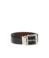 Prada Reversible Buckle Belt In Black