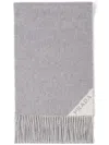 Prada Cashmere Scarf In Grey