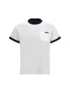 Prada Reversible Cotton T-shirt In White