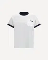Prada Reversible Cotton T-shirt In White