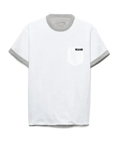 PRADA PRADA REVERSIBLE CREWNECK T-SHIRT