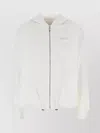 Prada Reversible Jacket Hooded Design Adjustable Hem In Neutral