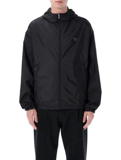 Prada Reversible Jacket - Size L In Black
