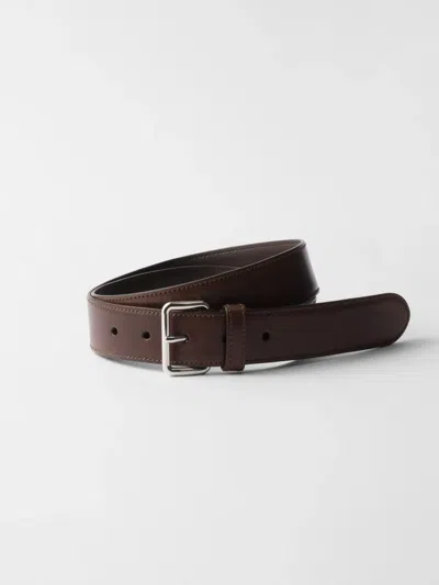 Prada Reversible Leather Belt