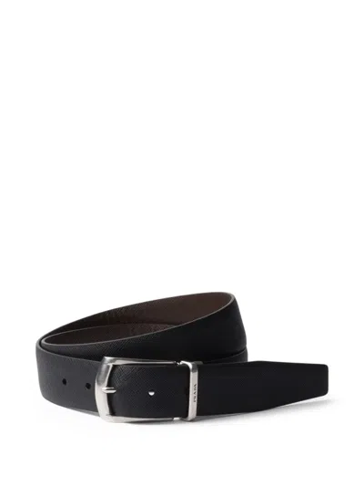PRADA REVERSIBLE LEATHER BELT