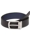 Prada Reversible Leather Belt In Black