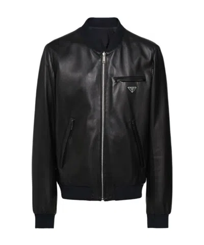 PRADA PRADA REVERSIBLE BOMBER JACKET