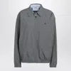 Prada Reversible Light Blue Jacket With Check Pattern In Gray