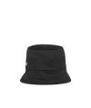 Prada Reversible Bicolor Cashmere Bucket Hat In Black