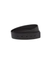 Prada Men's Reversible Saffiano Leather Belt Strap In Black