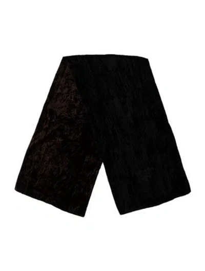 Pre-owned Prada Reversible Velvet Scarf In Multi