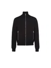 Prada Reversible Virgin Wool And Re-nylon Jacket In Black