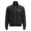 Prada Reversible Bomber Jacket In Black