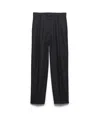 Prada Re-wool Pants In Black