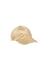 Prada Duchesse Baseball Cap With Crystals In Yellow