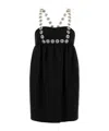 Prada Women's Sable Mini Dress In Black