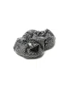 Prada Rhinestone Scrunchie In Black