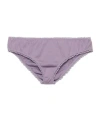 Prada Ribbed Cotton Panty In Lilac Violet