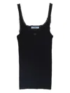 Prada Ribbed Cotton Top