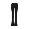 Prada Ribbed Jersey Flared Pants In Black