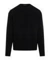 Prada Midnight Blue Wool Blend Sweater In Blue