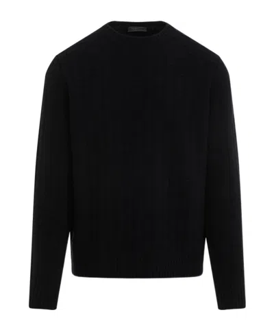 PRADA PRADA CREWNECK KNITTED JUMPER