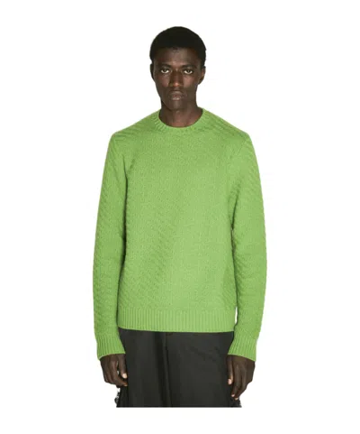 PRADA RIBBED-KNIT JUMPER