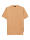 Prada Short-sleeved Wool And Cashmere Sweater In Neutral