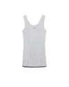 Prada Tanktop Aus Rippstrick In Gray