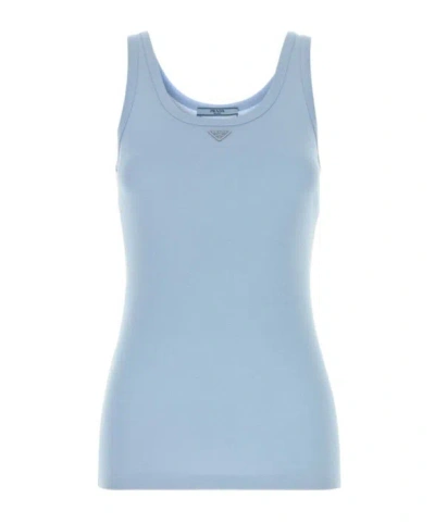 PRADA PRADA RIBBED TANK TOP