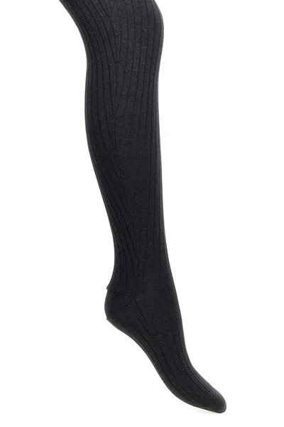 Prada Ribbed Tights