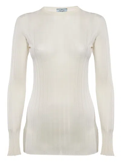 Pre-owned Prada Ribbed Top